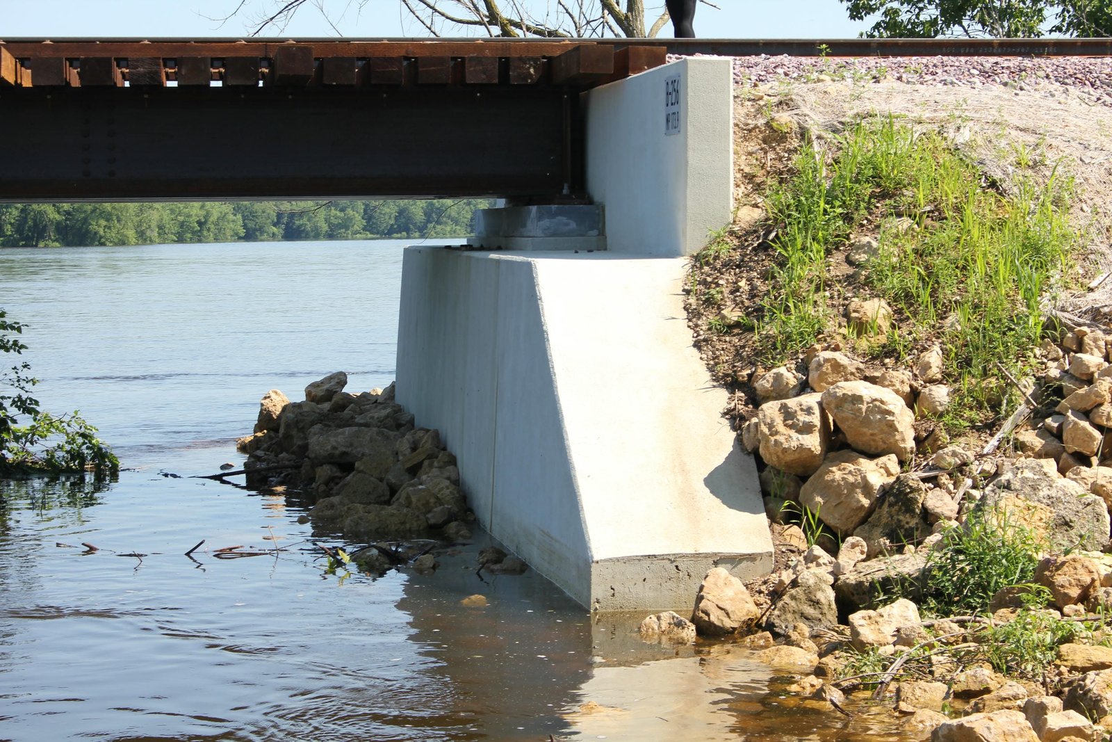 East abutment